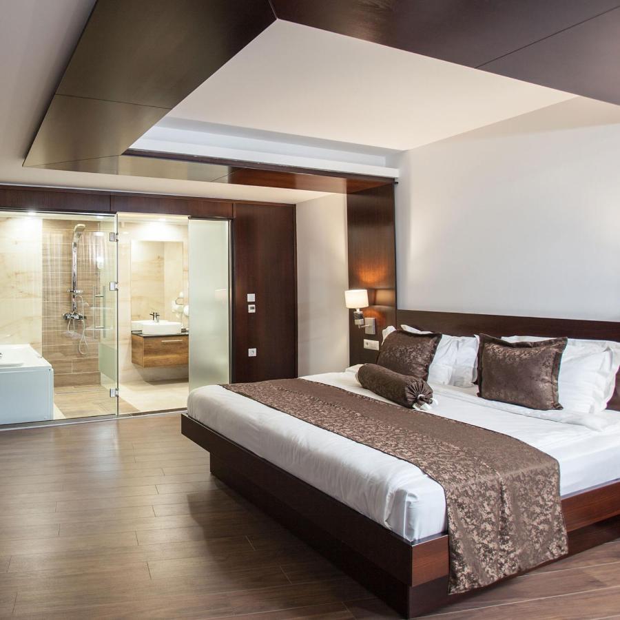 Hotel Sky Gevgelija Exteriér fotografie A room at the hotel